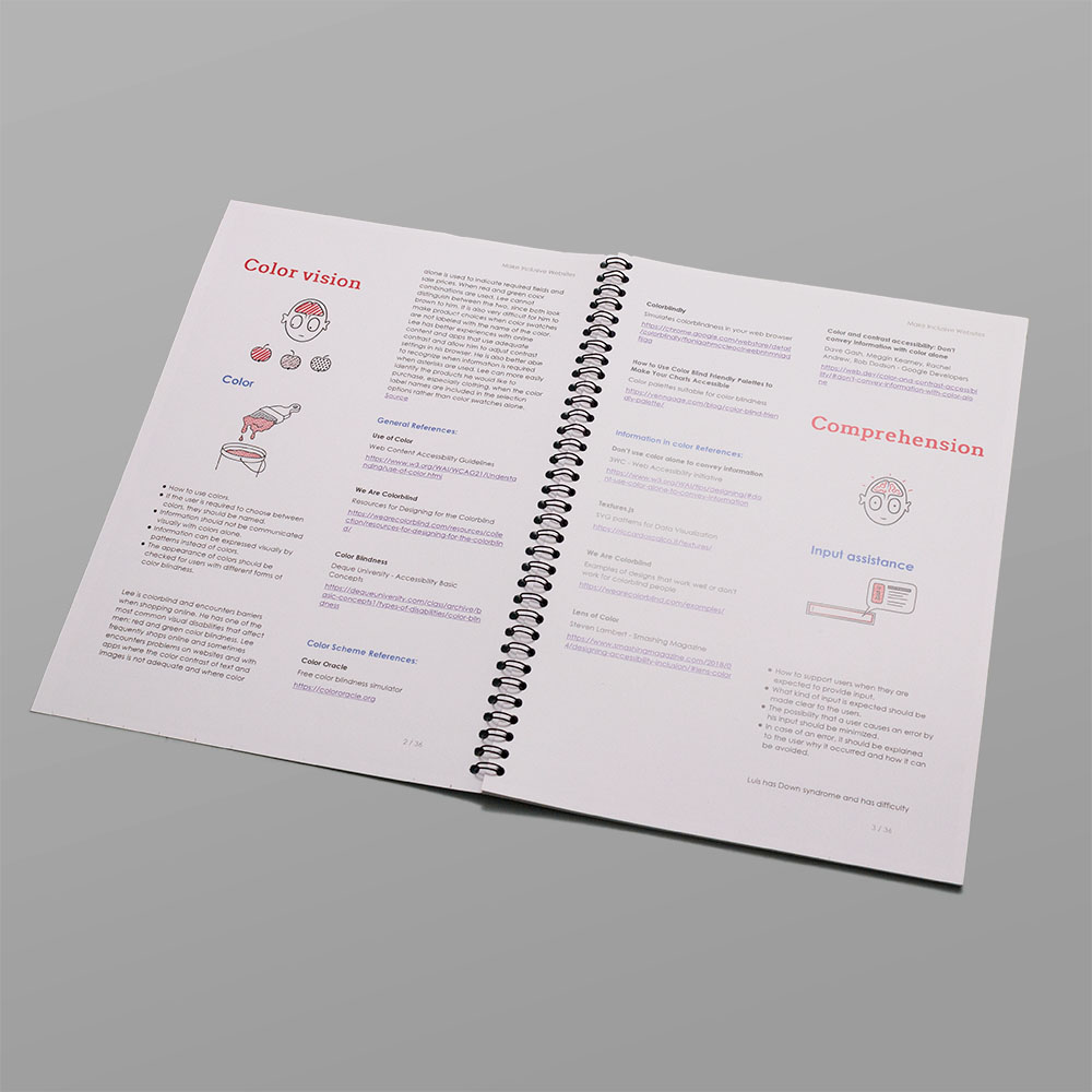 The content printed out, using the Make PDF interface.